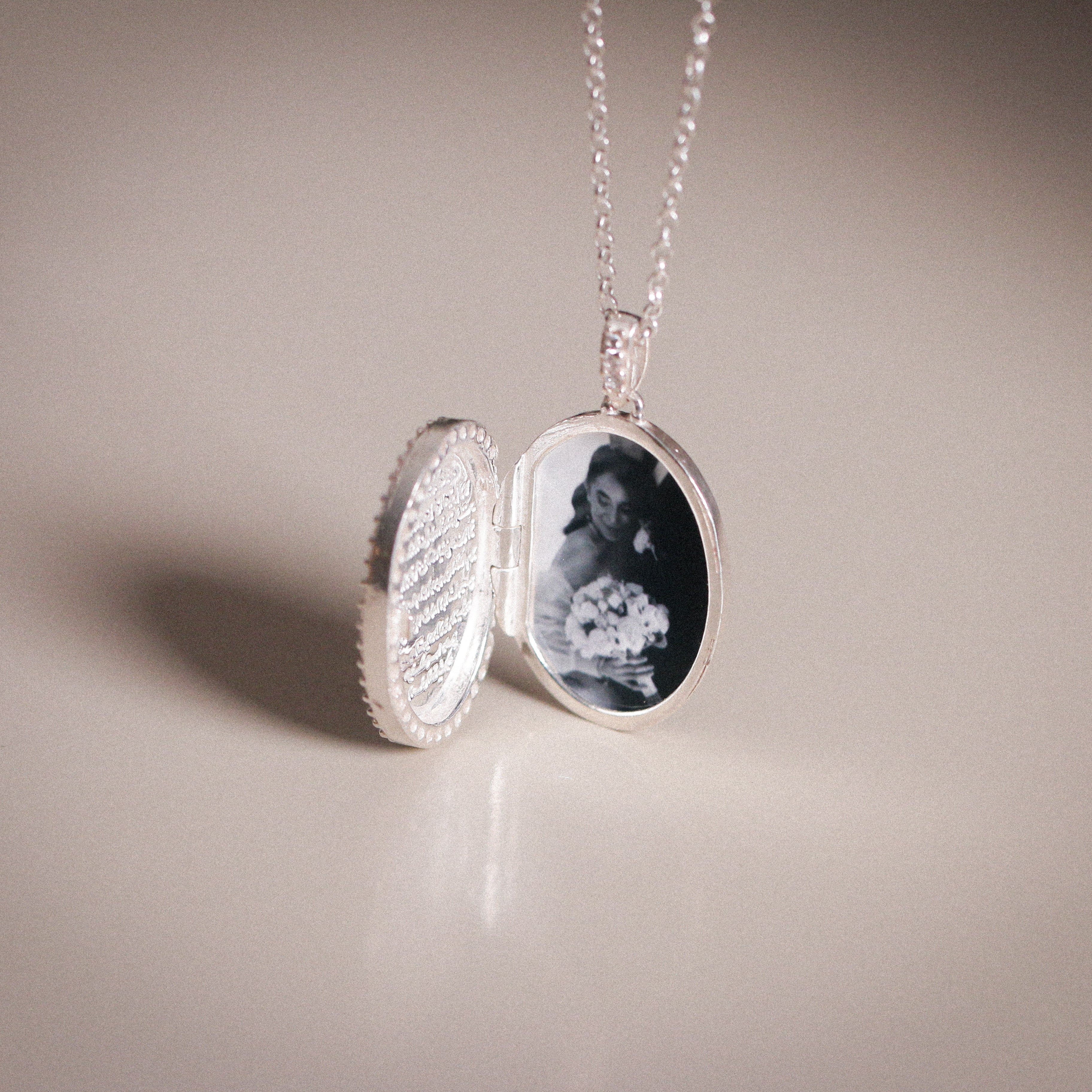 Silver Ayat El-Kursi Locket