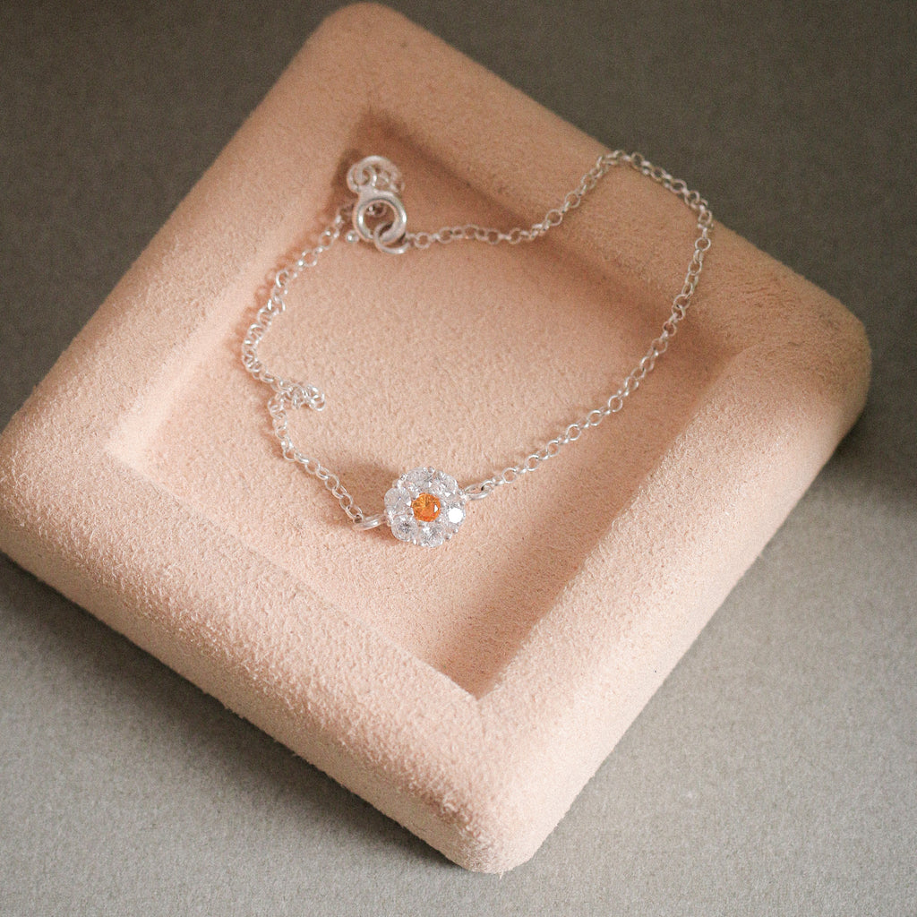 Yellow Zahra Bracelet (White)