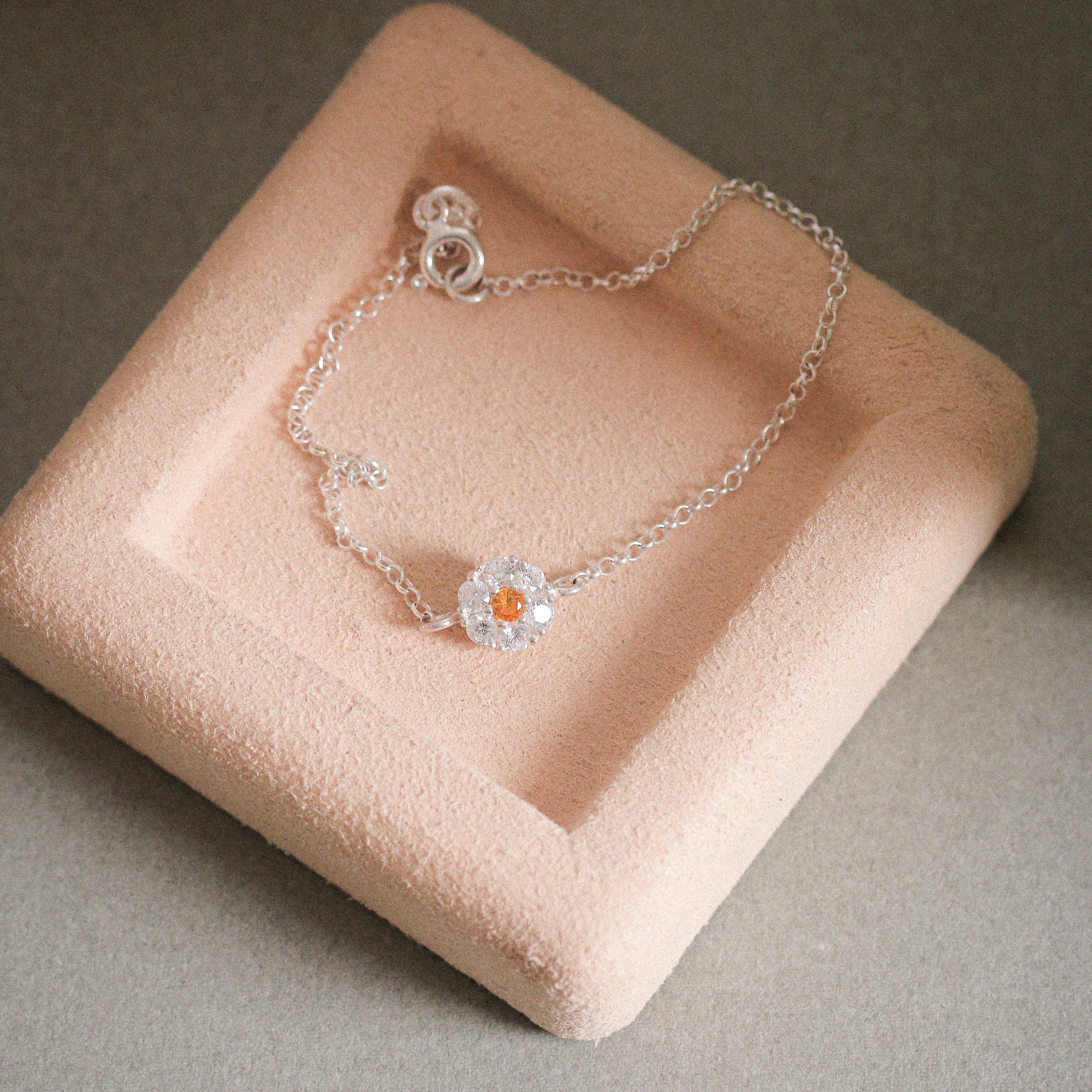 Yellow Zahra Bracelet (White)