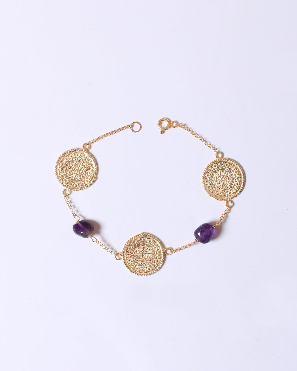 3 Lira Bracelet (Amythest)