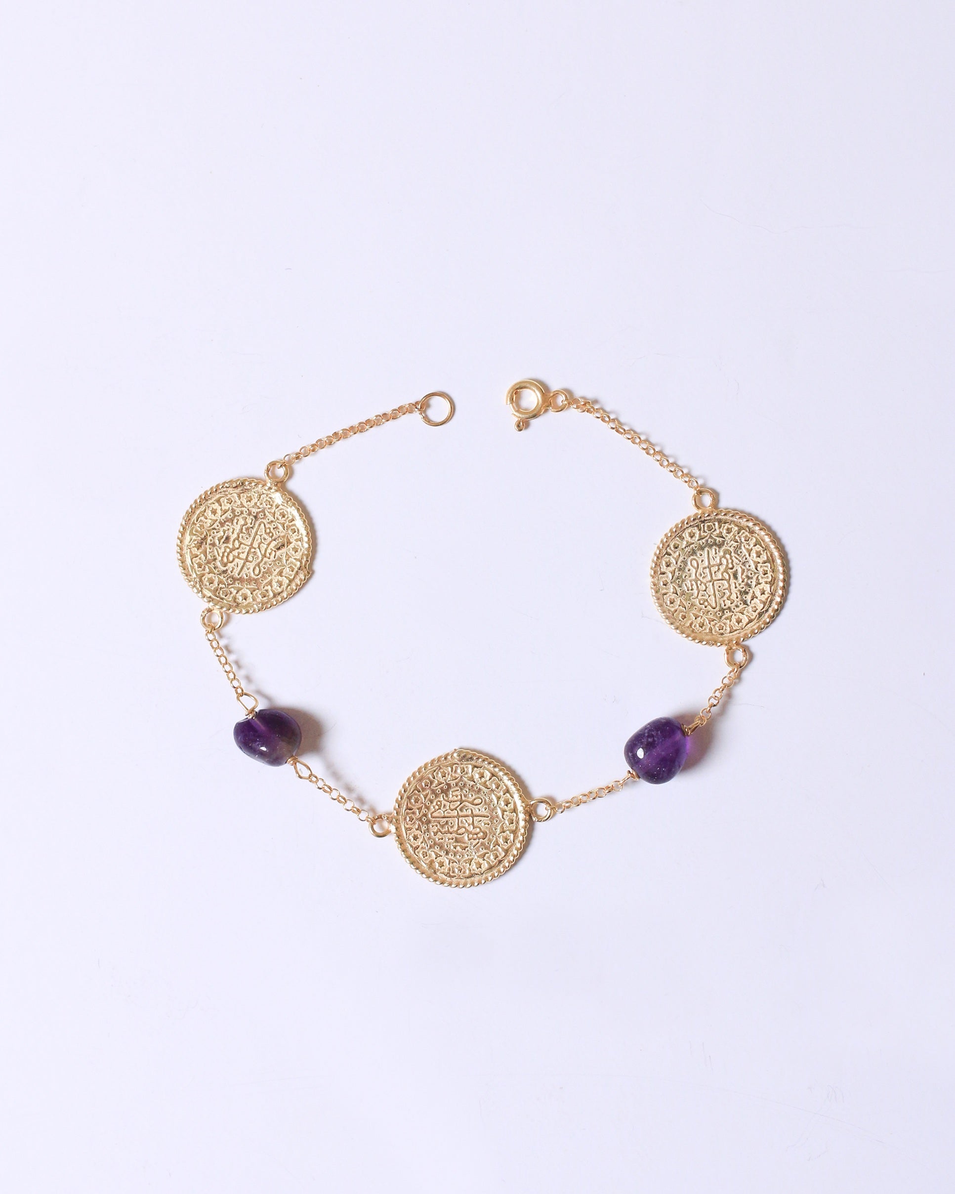 3 Lira Bracelet (Amythest)