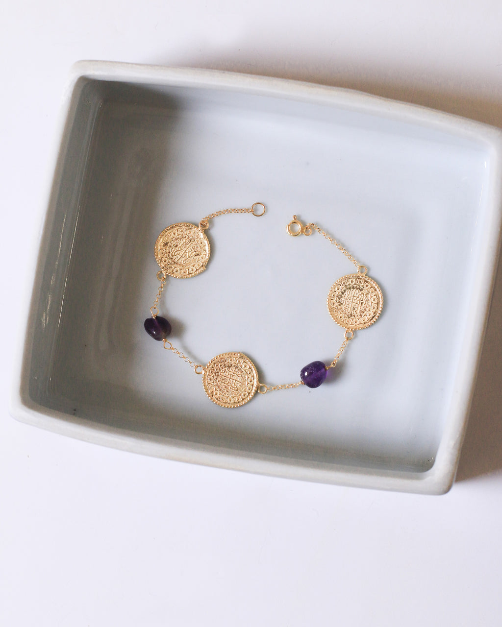 3 Lira Bracelet (Amythest)