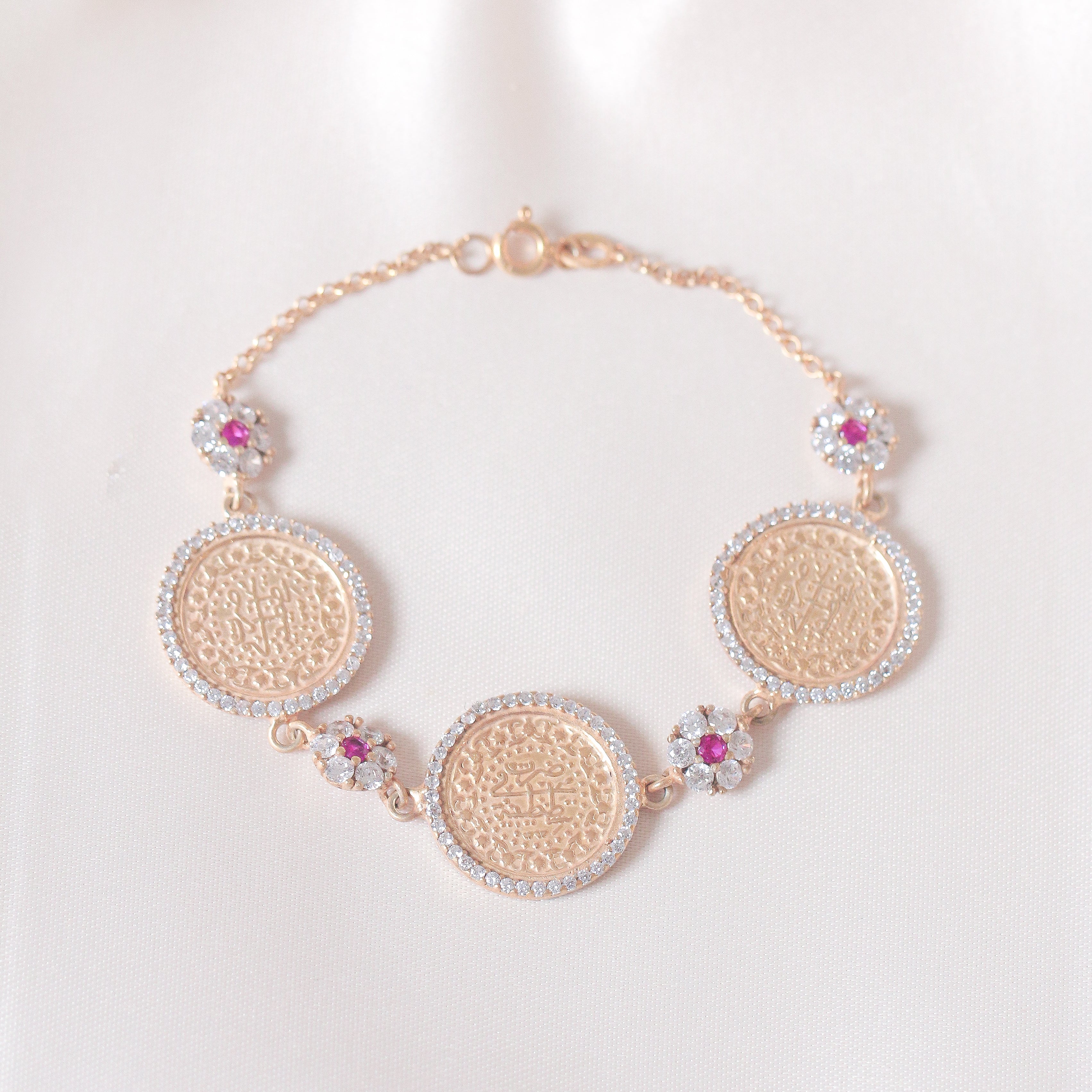 Red Zahra & Lira Bracelet