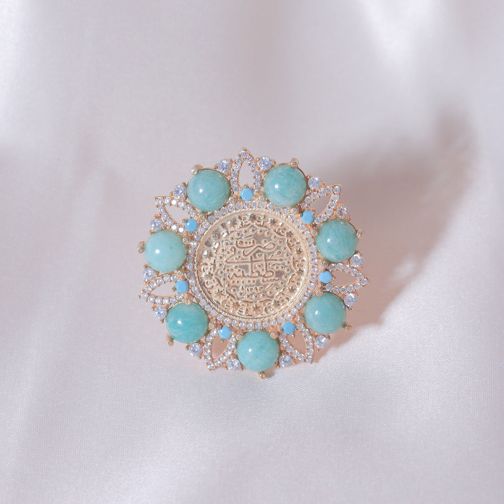 Lira & Amazonite Ring
