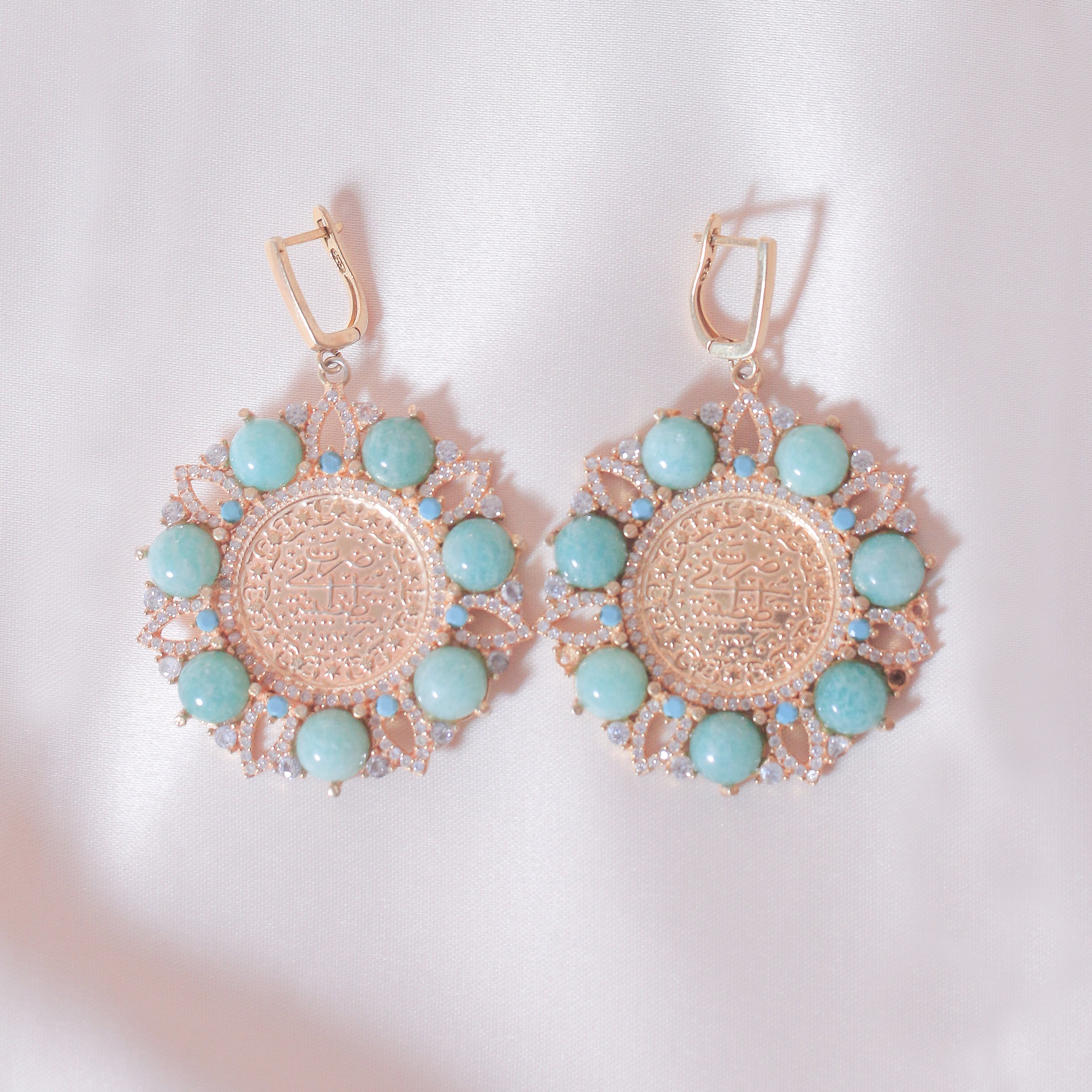Lira & Amazonite Earrings