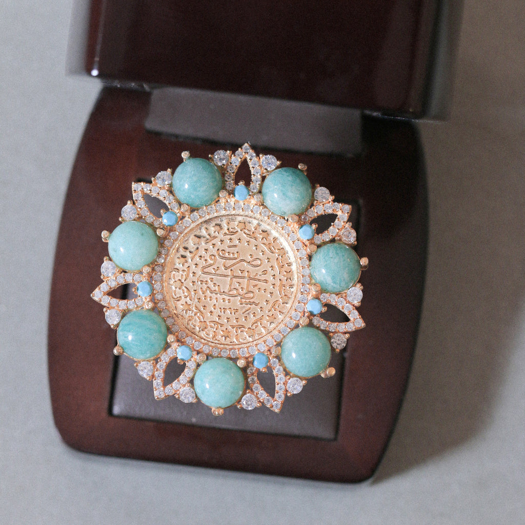 Lira & Amazonite Ring