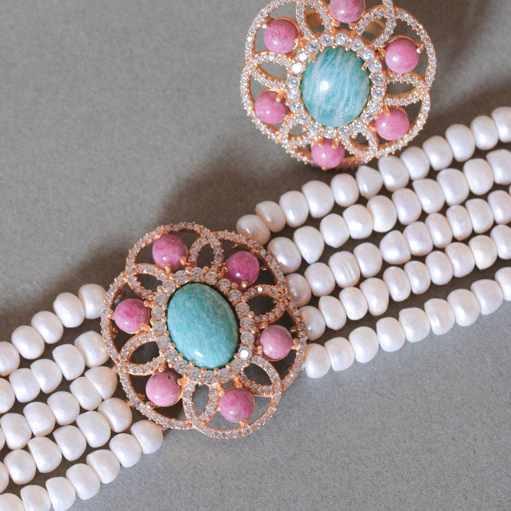 Rhodonite's Orbit Pearl Full Set