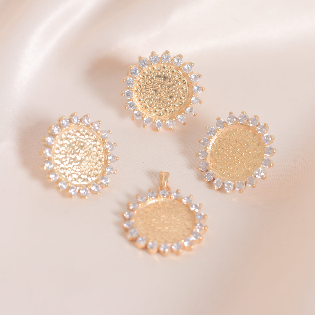 Sun White Zircon Lira Set