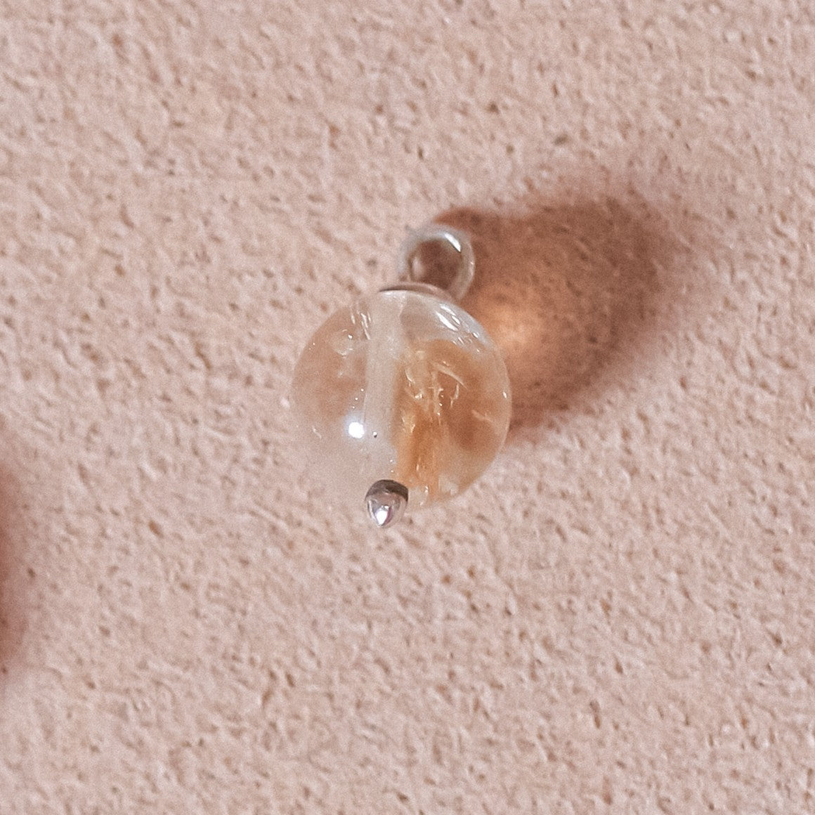 Yellow Quartz Charm