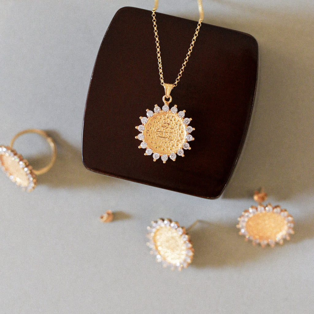 Sun White Zircon Lira Set