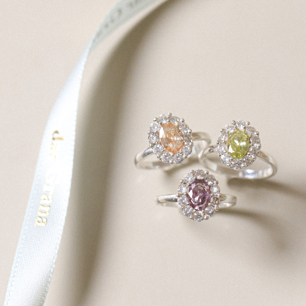 Classic Halo Honey Ring