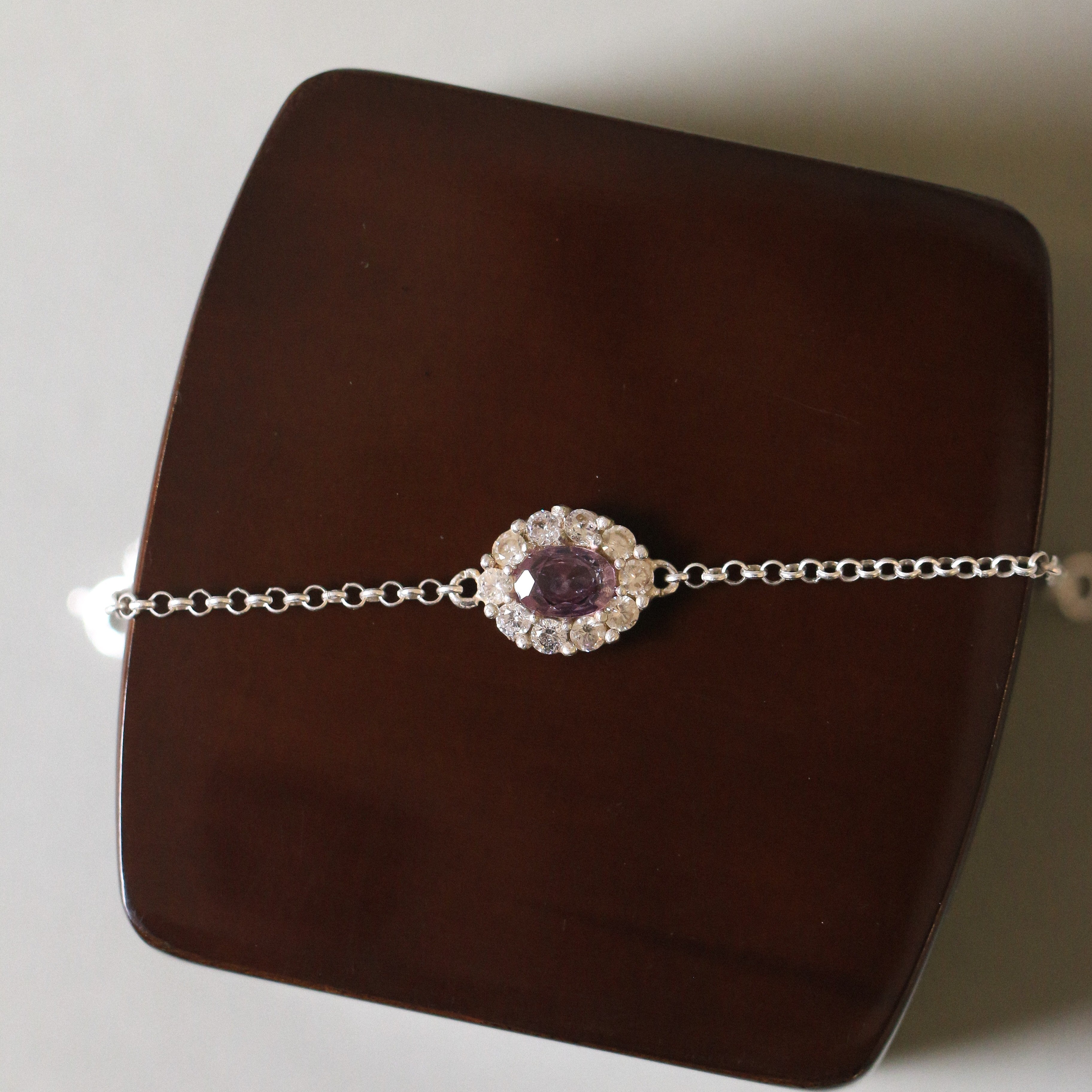 Classic Halo Amethyst Set