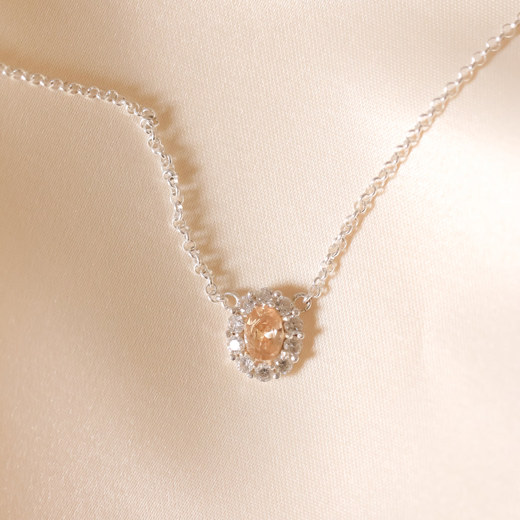 Classic Halo Honey Pendant