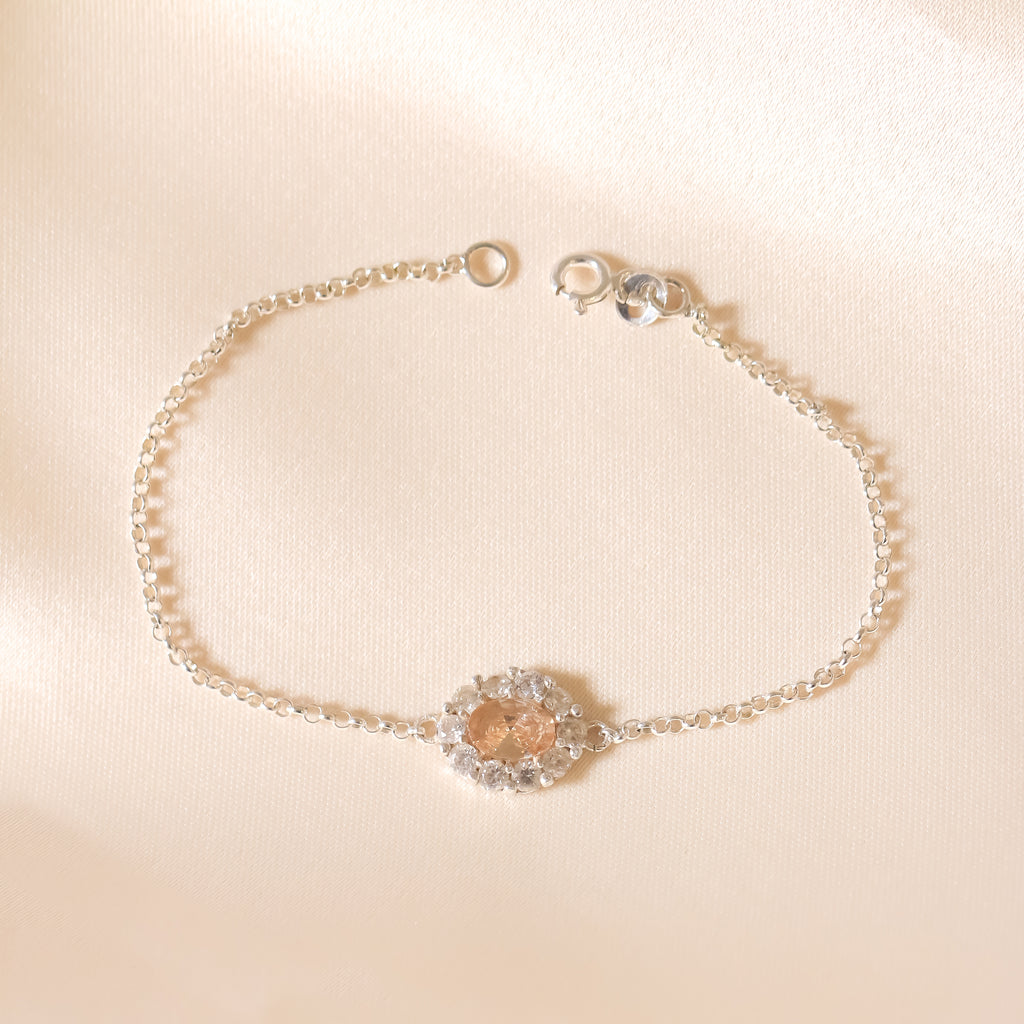 Classic Halo Honey Bracelet