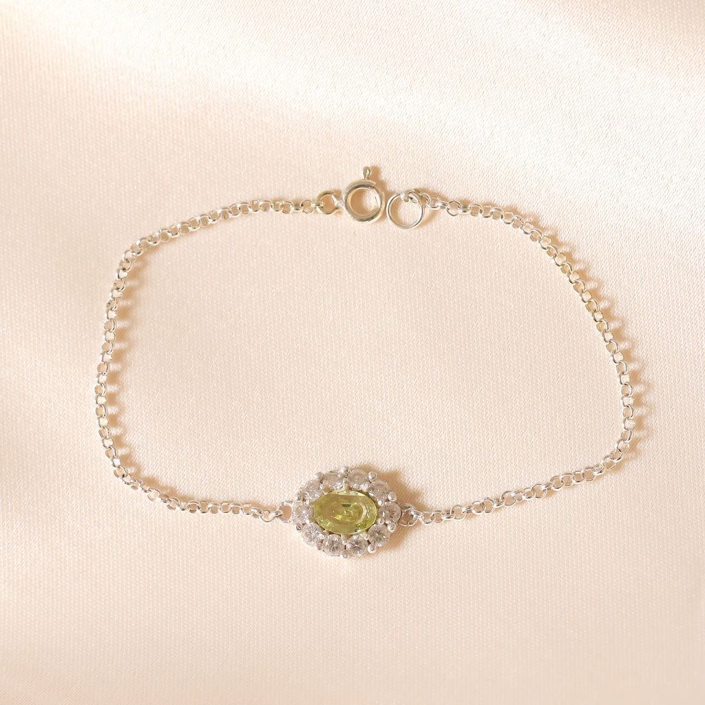 Classic Halo Olive Bracelet