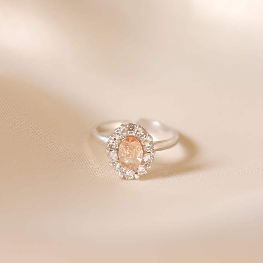 Classic Halo Honey Ring