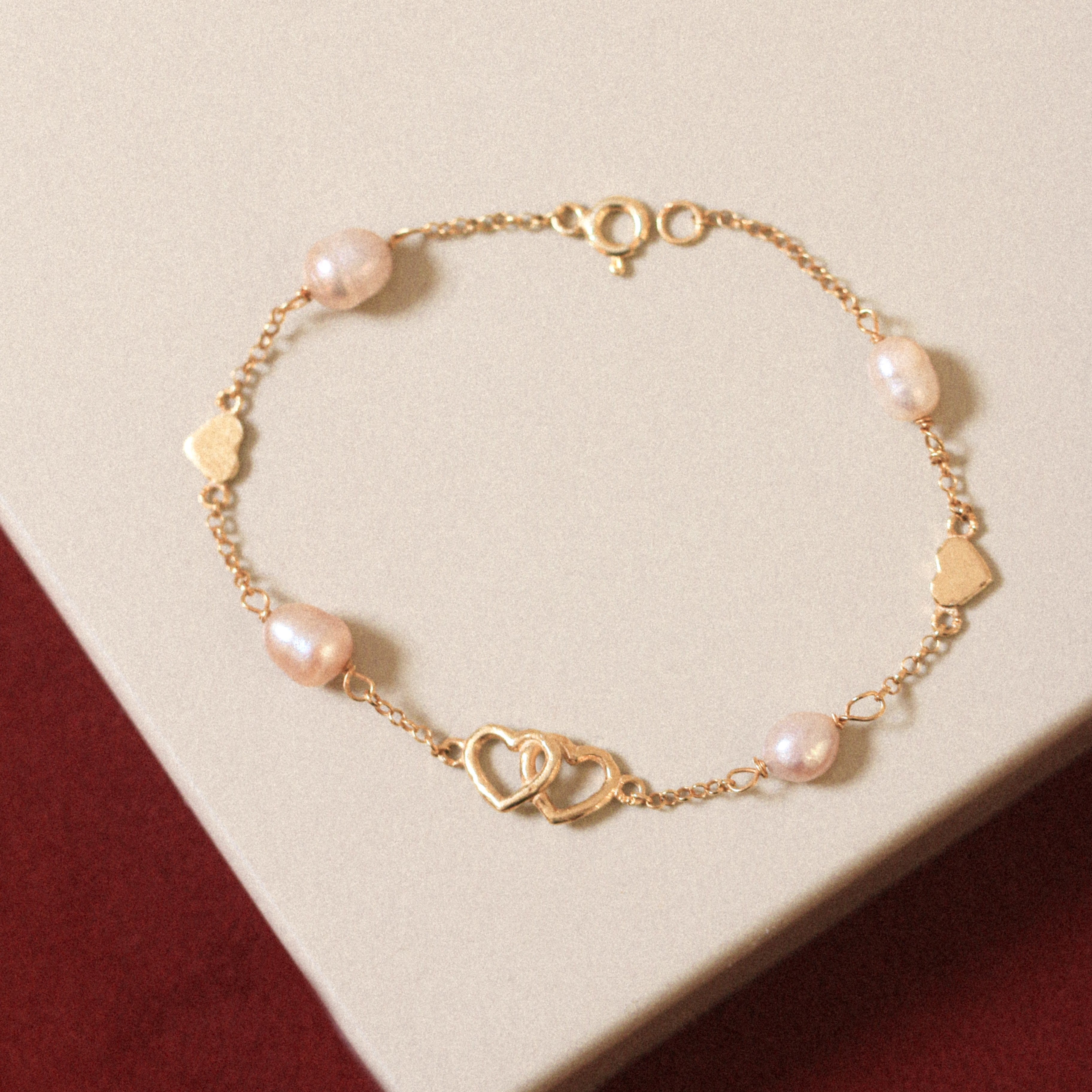 Intertwined with Charms Bracelet