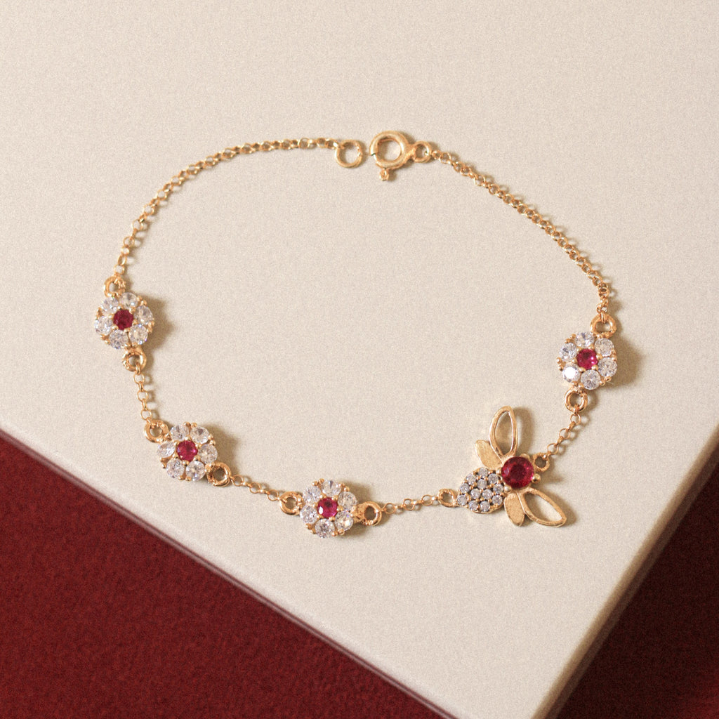 Zahra with bee Bracelet