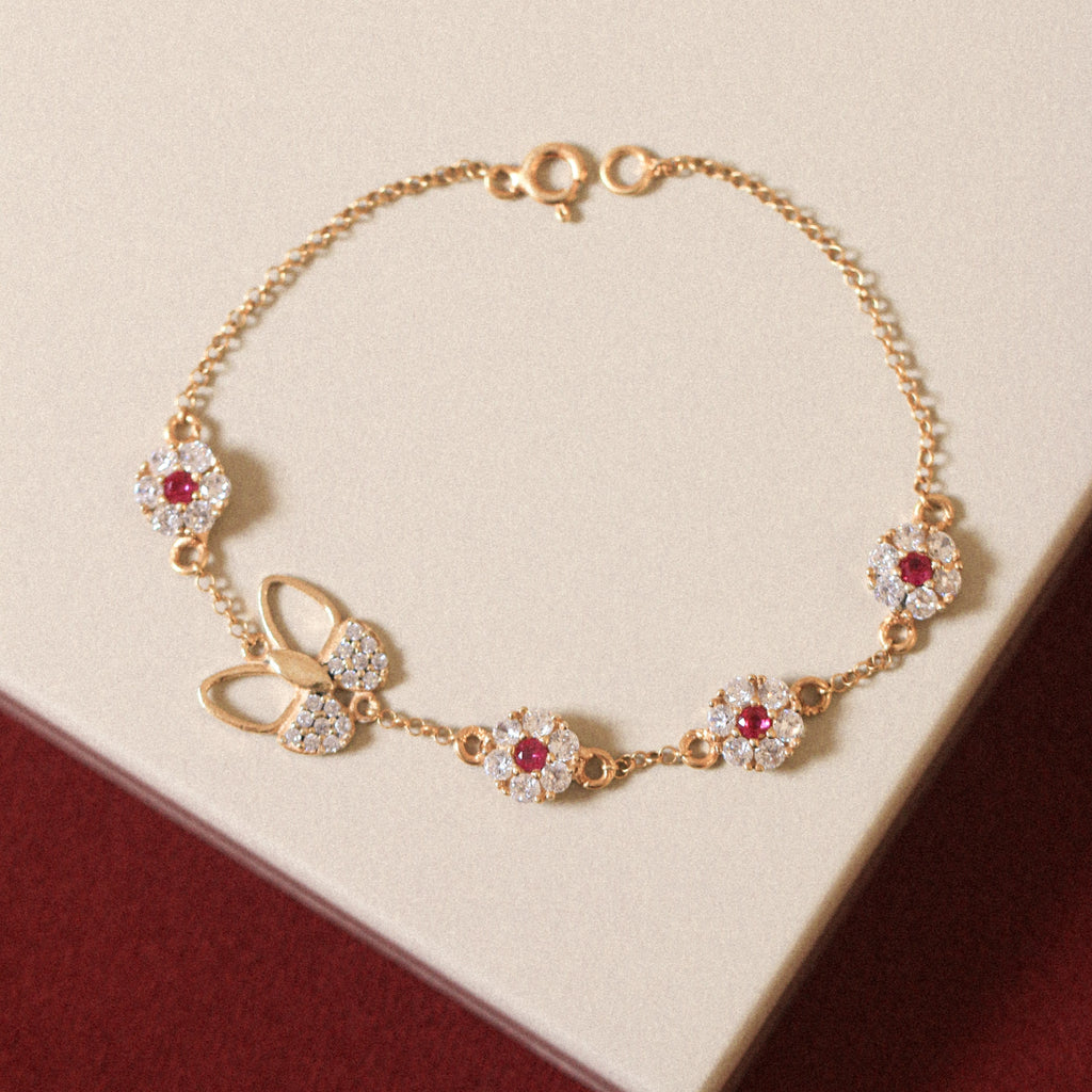 Zahra with Butterfly Bracelet