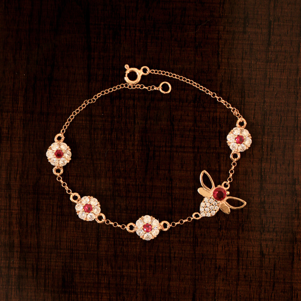 Zahra with bee Bracelet