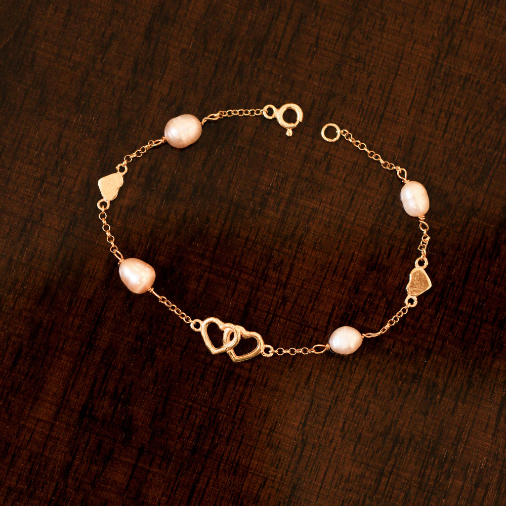 Intertwined with Charms Bracelet