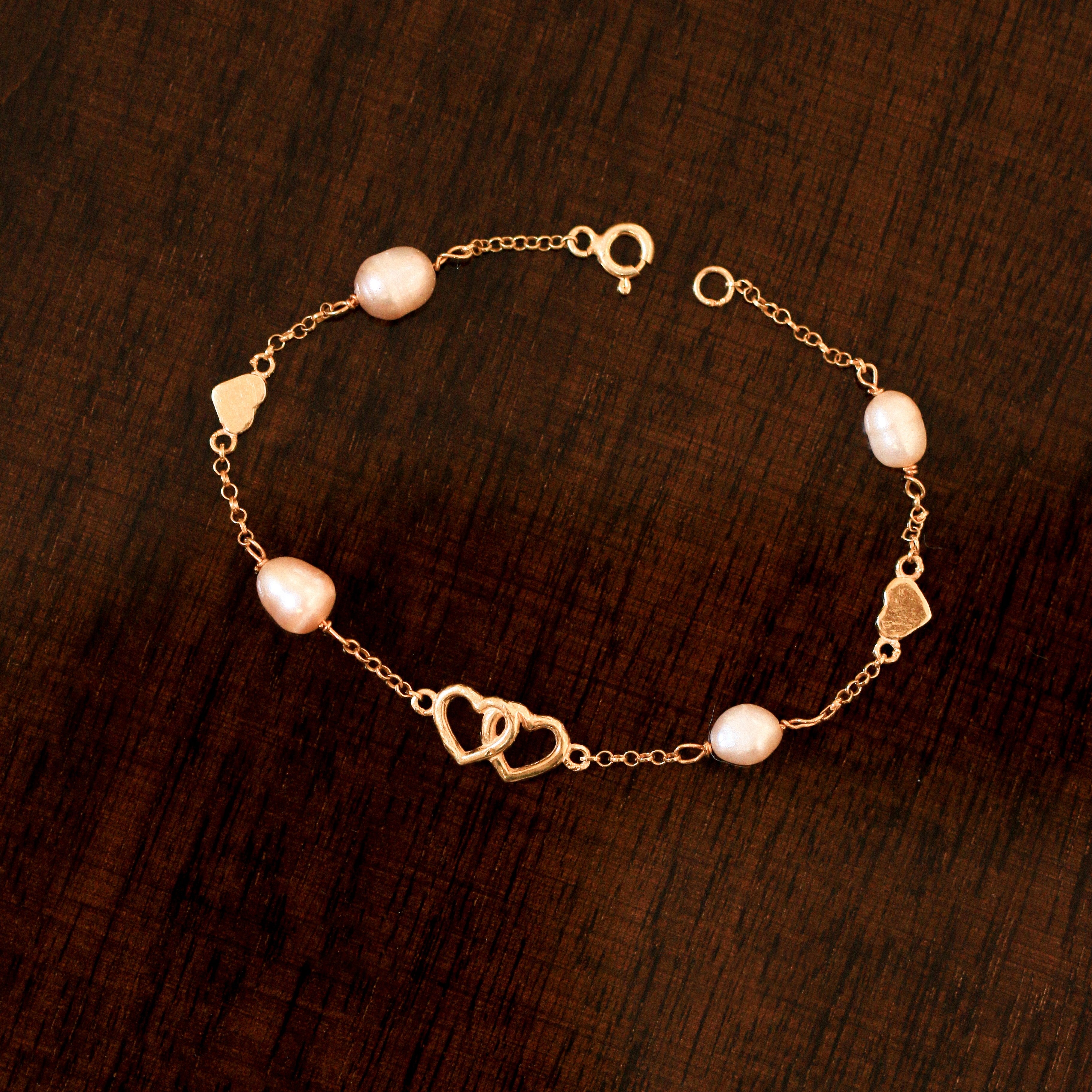 Intertwined with Charms Bracelet
