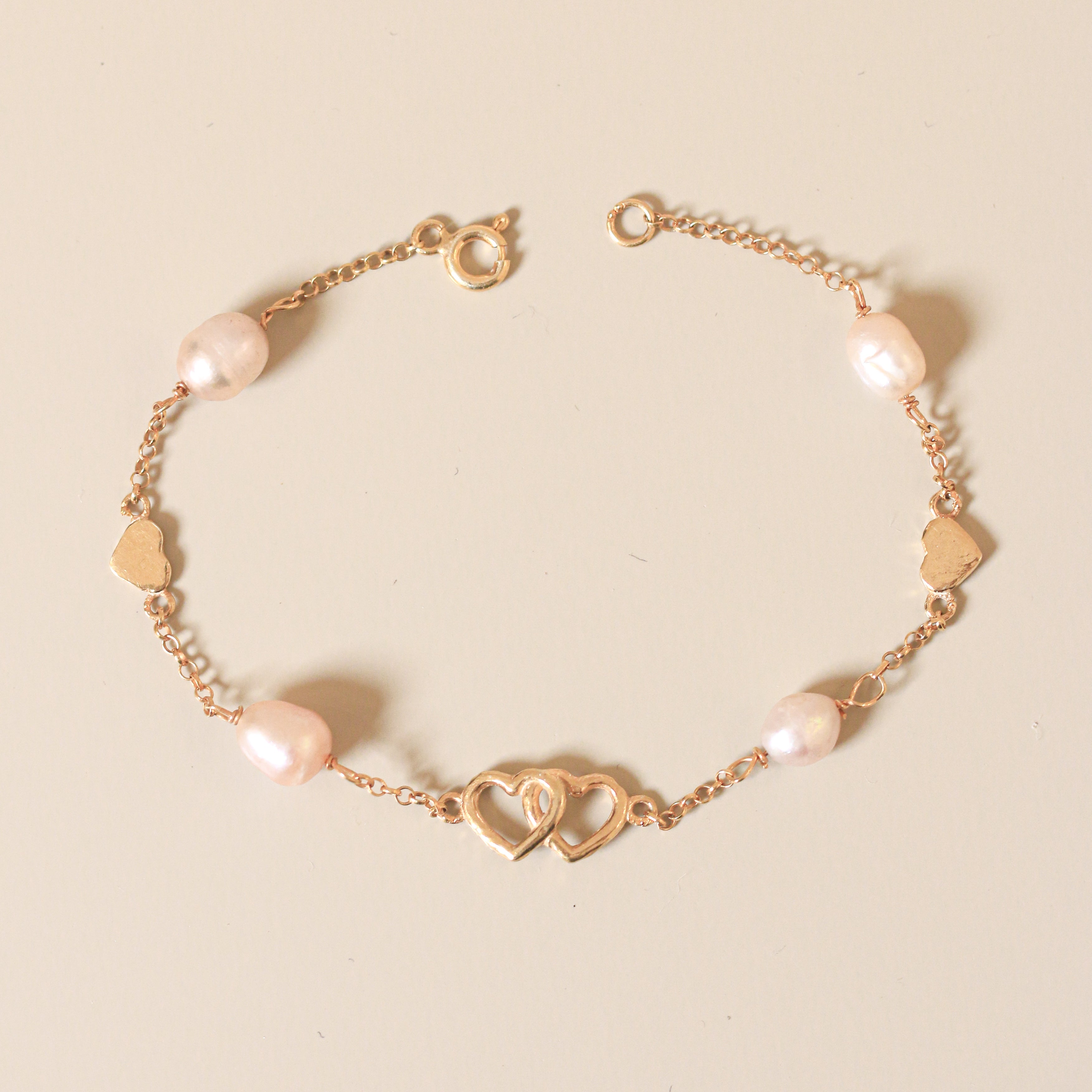 Intertwined with Charms Bracelet