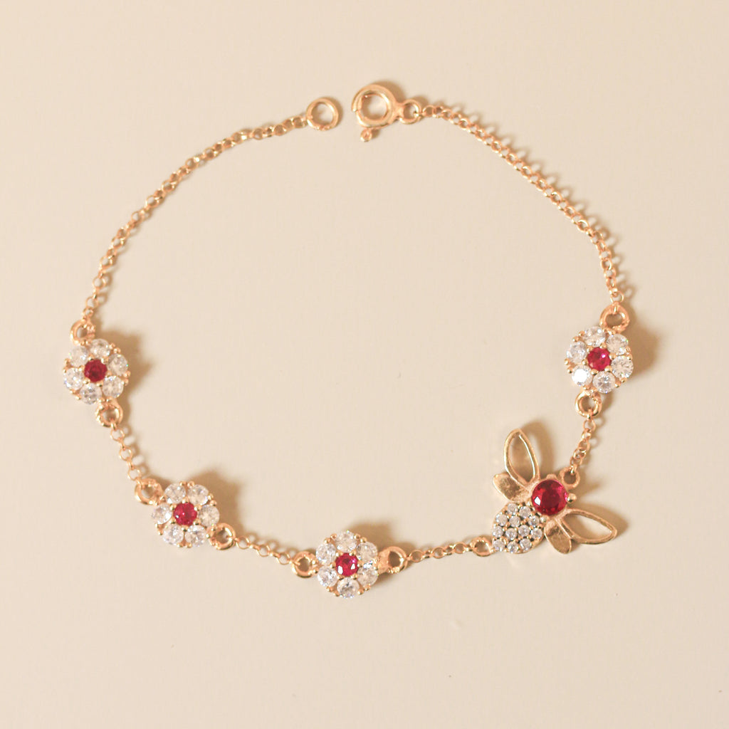 Zahra with bee Bracelet
