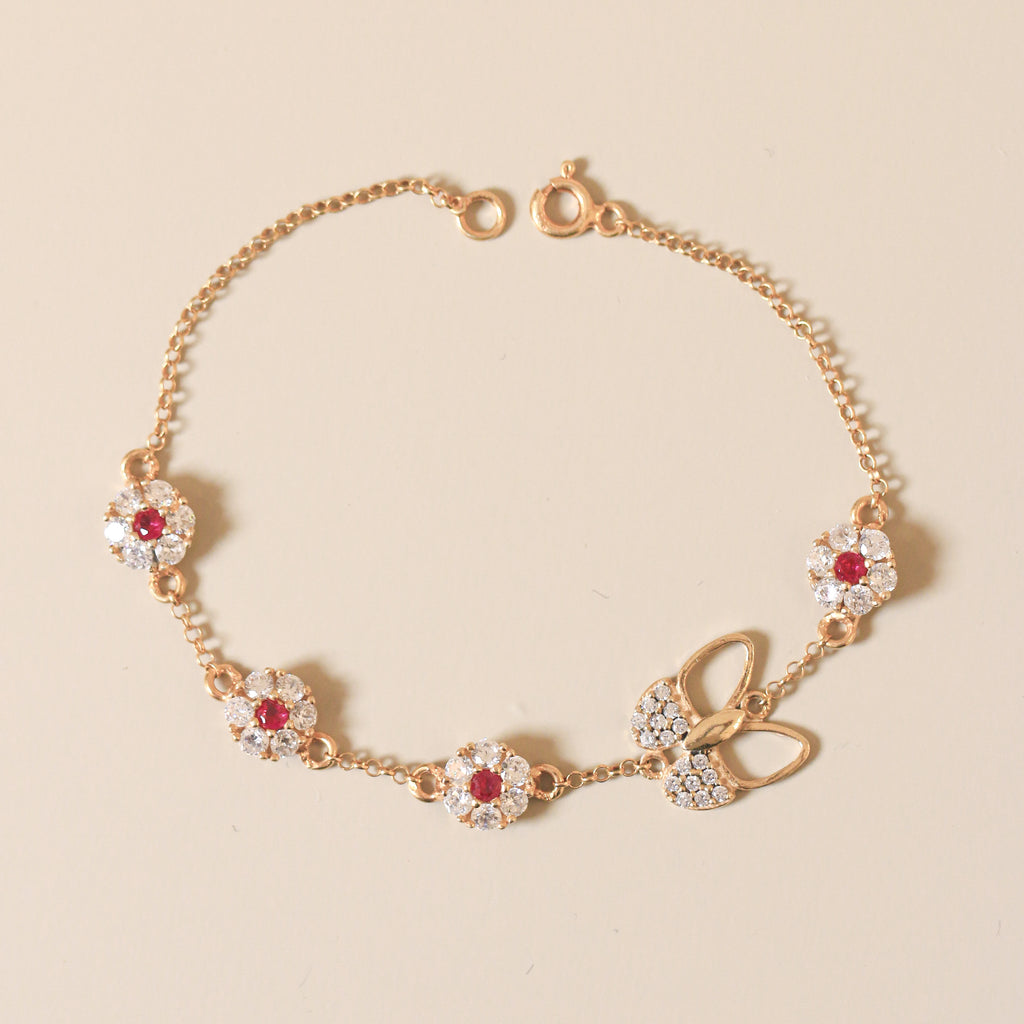 Zahra with Butterfly Bracelet