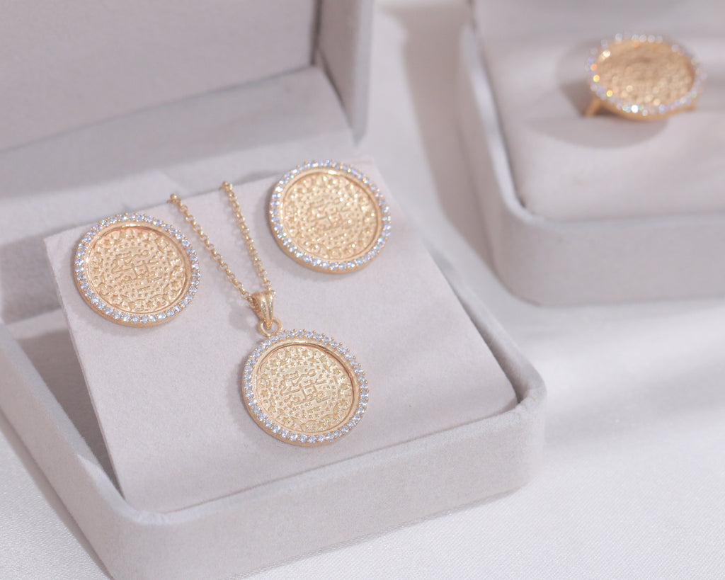 White Zircon Lira Earrings