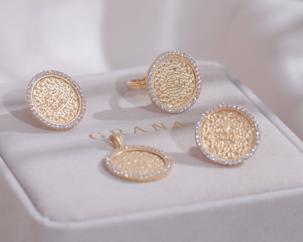 White Zircon Lira Earrings