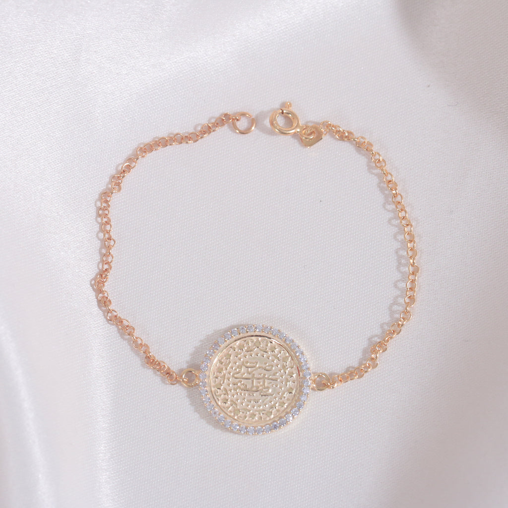 White Zircon Lira Bracelet