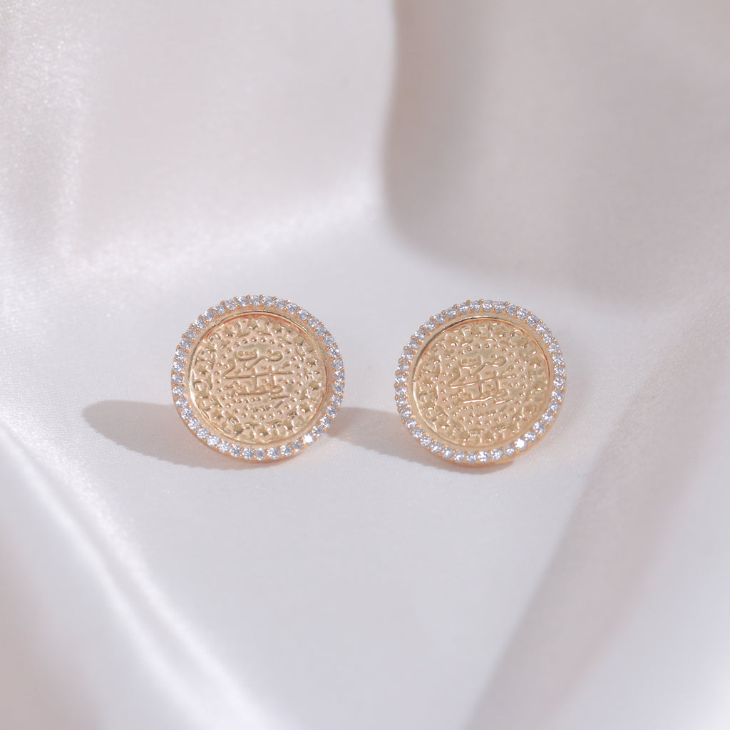 White Zircon Lira Earrings