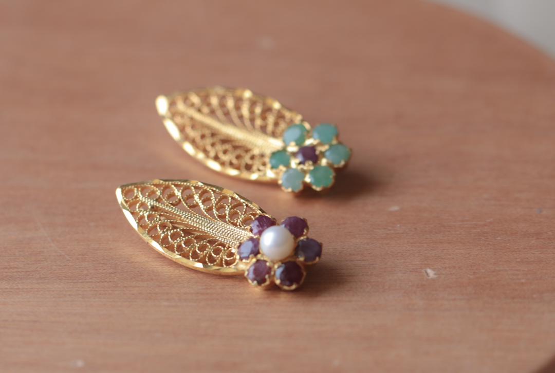 Emeralds Sunshine Brooch