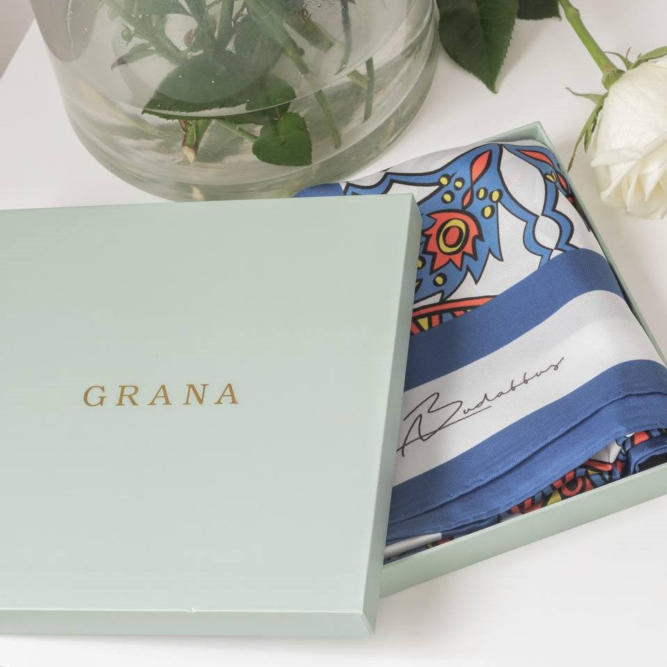 Hwita Silk Scarf (Alla Budabbus Collab)