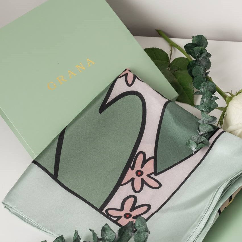 Lella Silk Scarf (Basma Sarraj Collab)