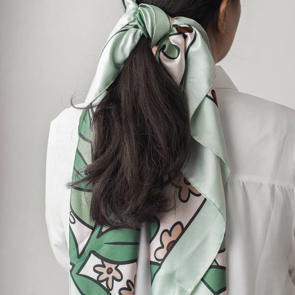 Lella Silk Scarf (Basma Sarraj Collab)