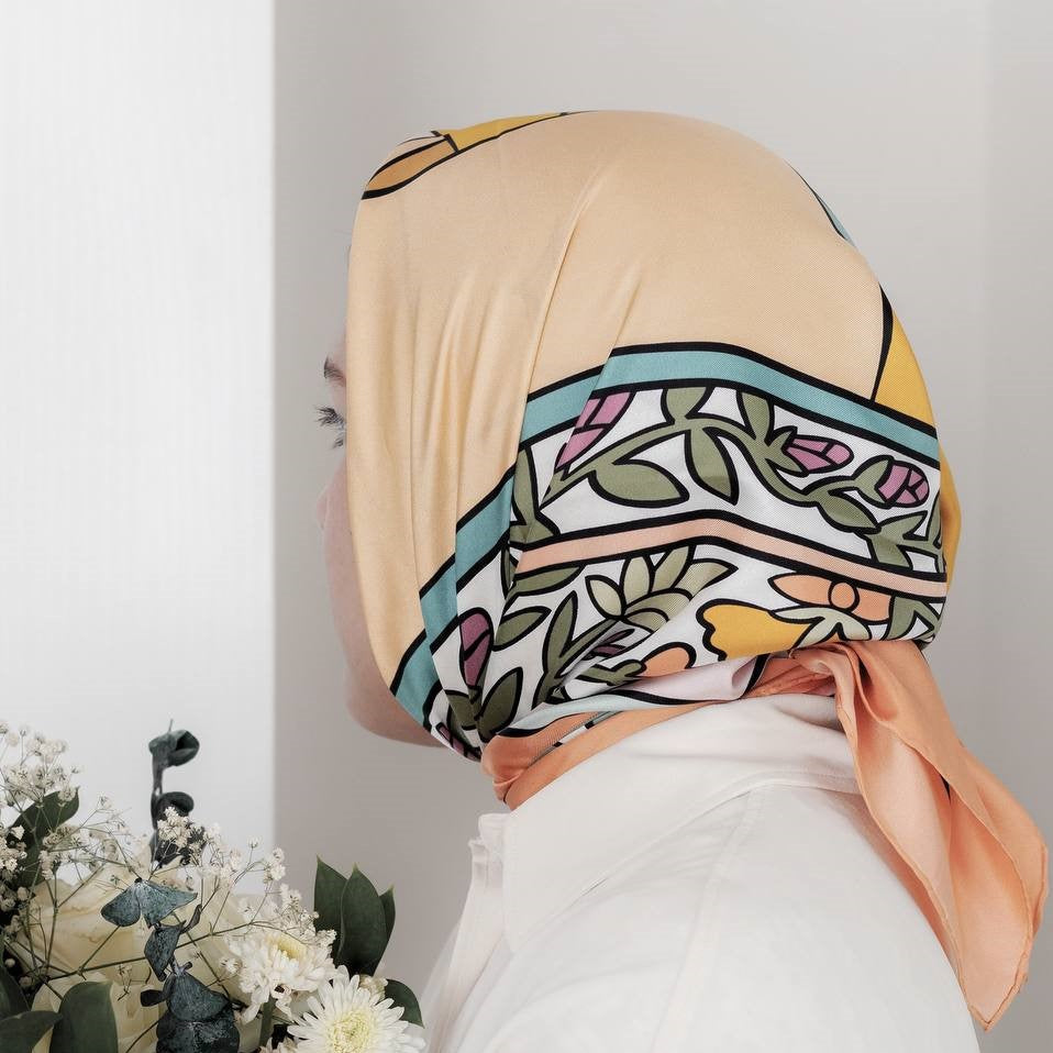 Asseda Silk Scarf (Basma Sarraj Collab)